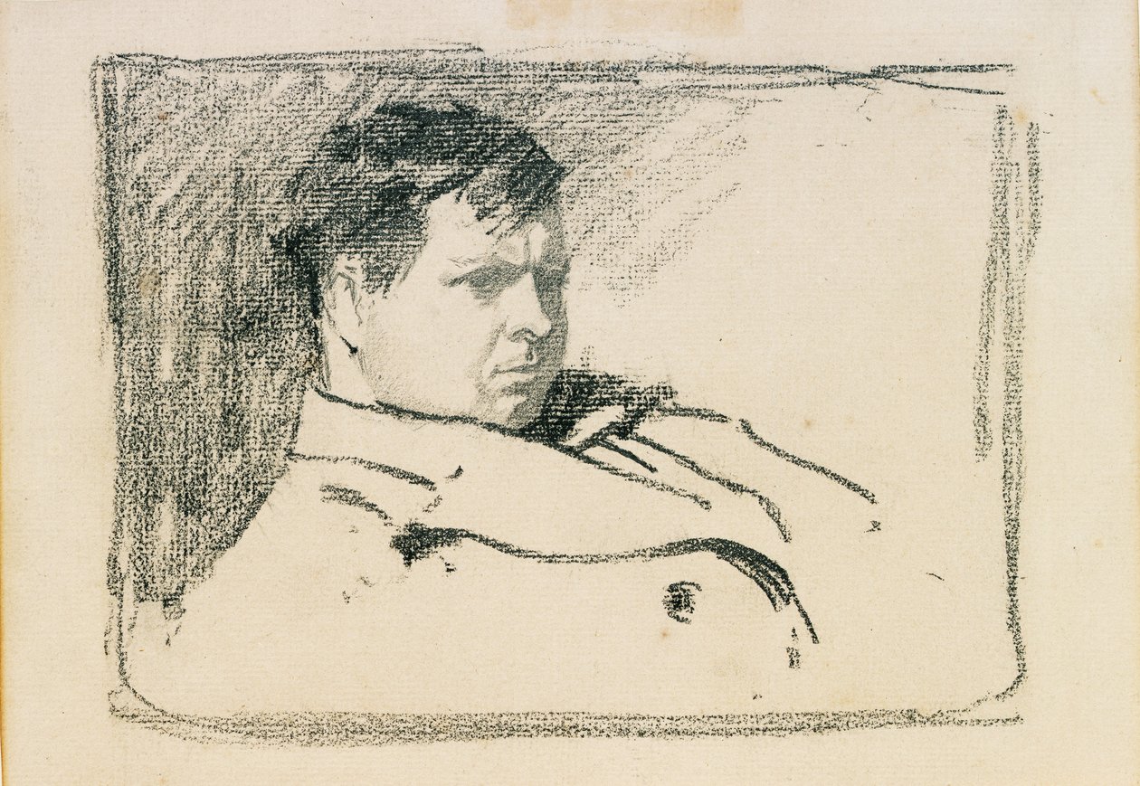 Frank Brangwyn, 1885 (ceruza) alkotó: Phil May