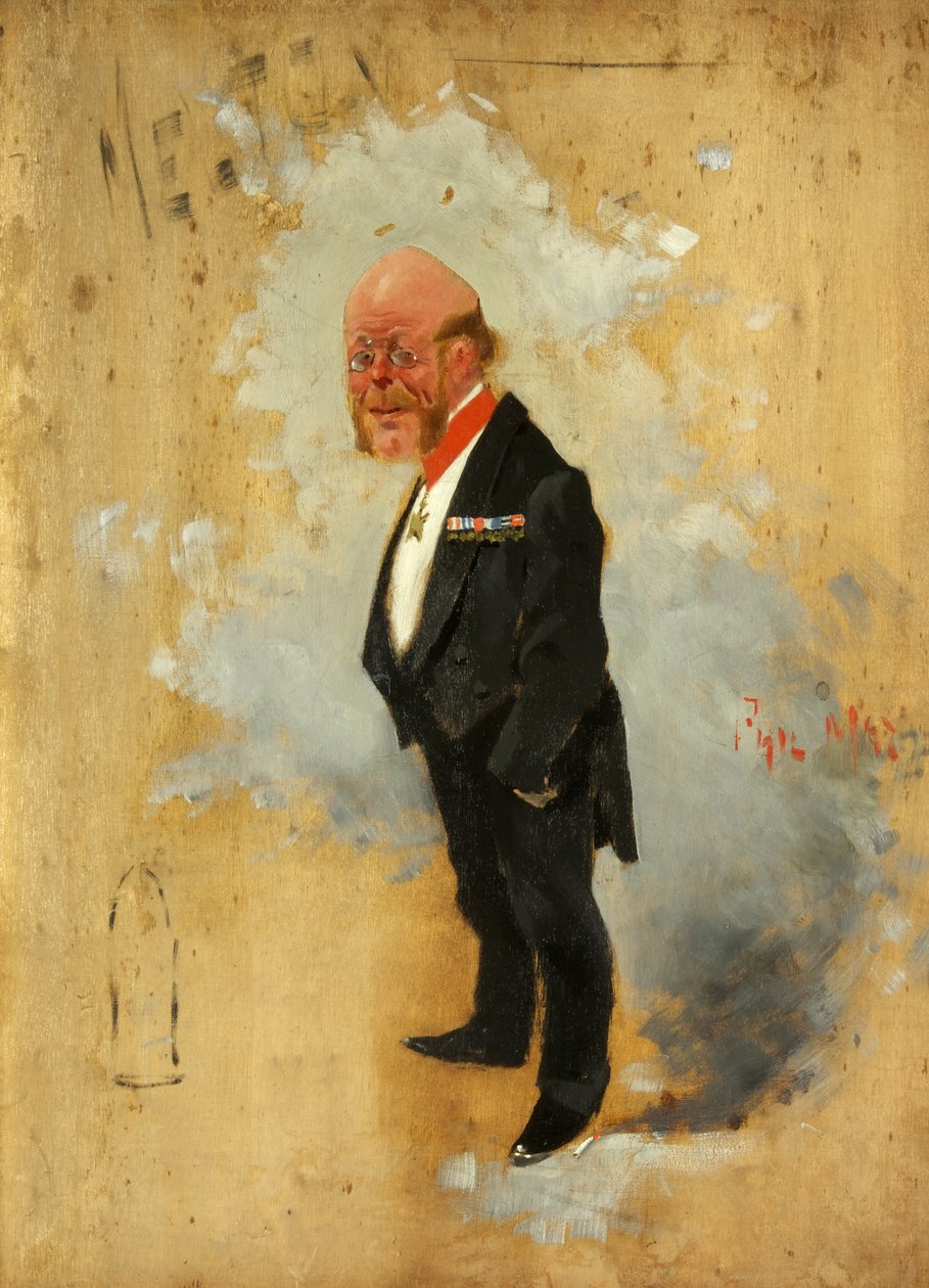 Melton Prior (olaj, tábla) alkotó: Phil May