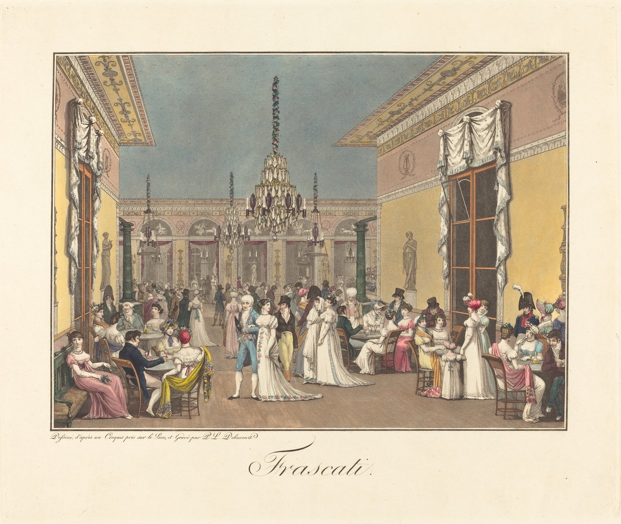 Frascati alkotó: Philibert Louis Debucourt