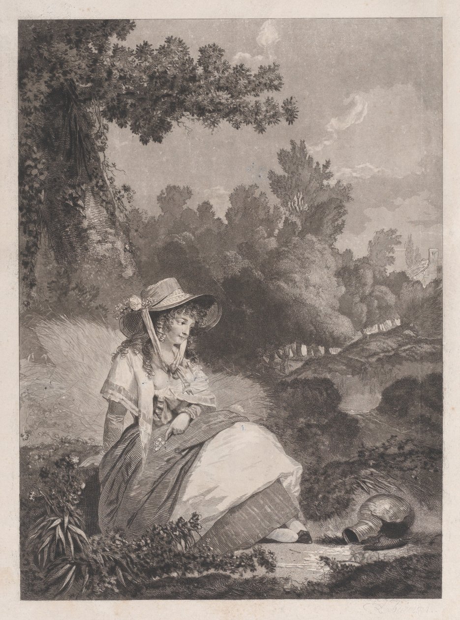 Szegény Annette, 1795. alkotó: Philibert Louis Debucourt