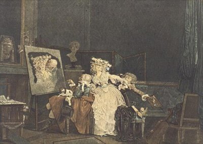A két csók alkotó: Philibert Louis Debucourt