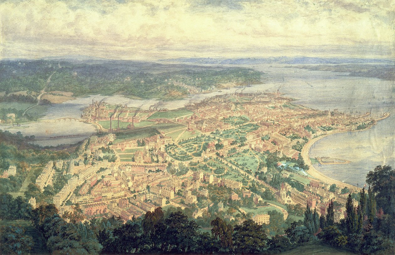 Southampton 1856-ban alkotó: Philip Brannon