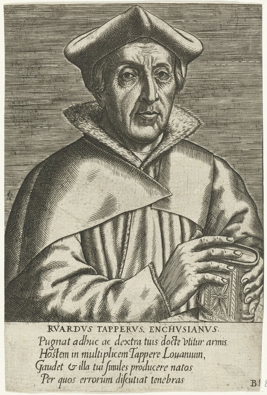 Ruard Tapper portréja alkotó: Philip Galle