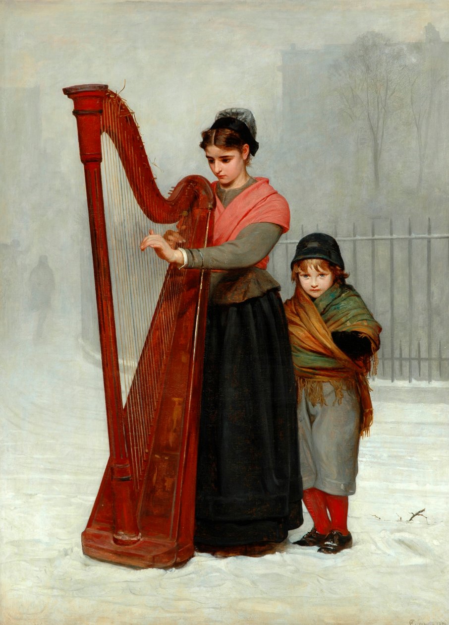 Árvák, 1870 alkotó: Philip Hermogenes Calderon