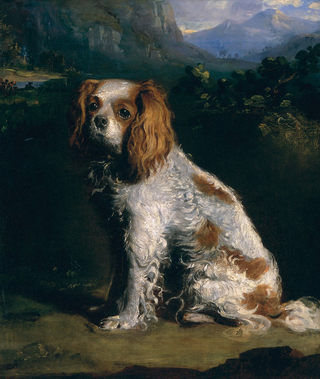 Egy King Charles spániel alkotó: Philip Reinagle