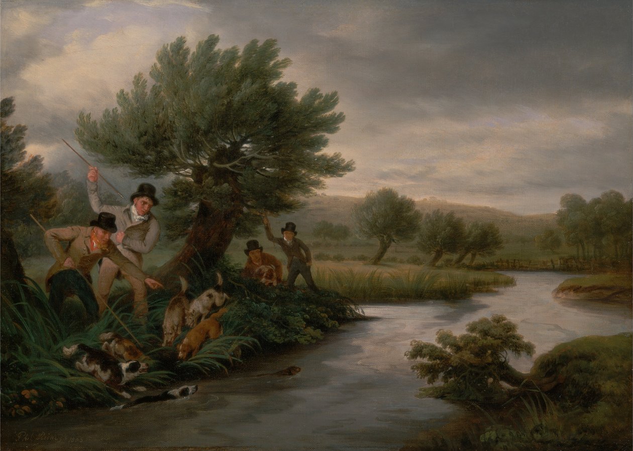 A vidra elől alkotó: Philip Reinagle