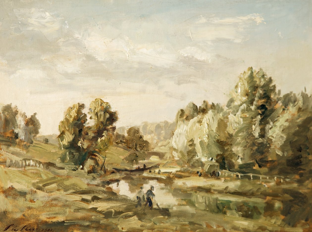 Stroud-csatorna, Gloucestershire, 1902 alkotó: Philip Wilson Steer
