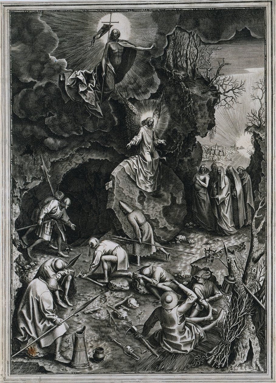 Krisztus feltámadása alkotó: Philip Galle