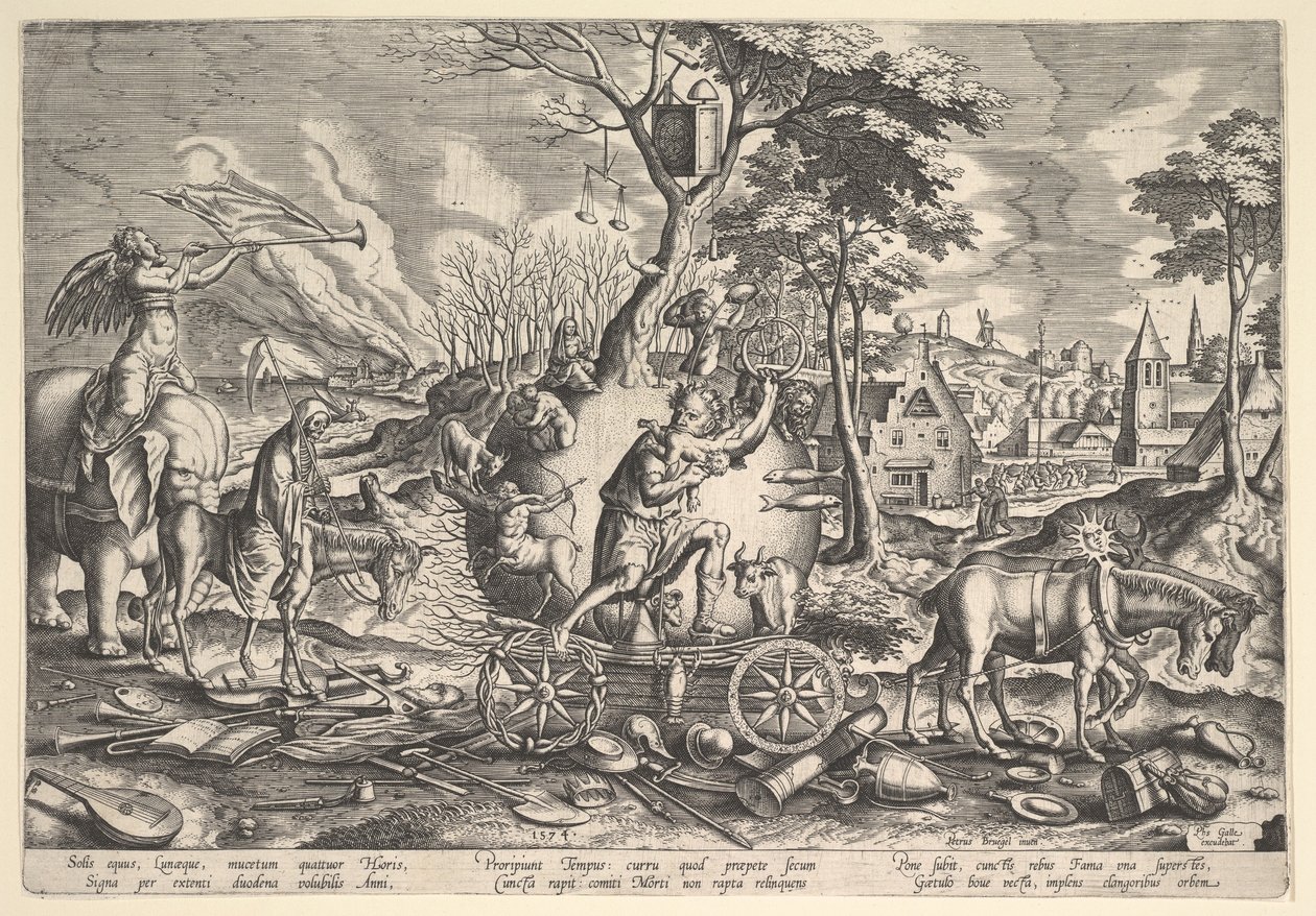Az idő diadala, 1574. alkotó: Philip Galle
