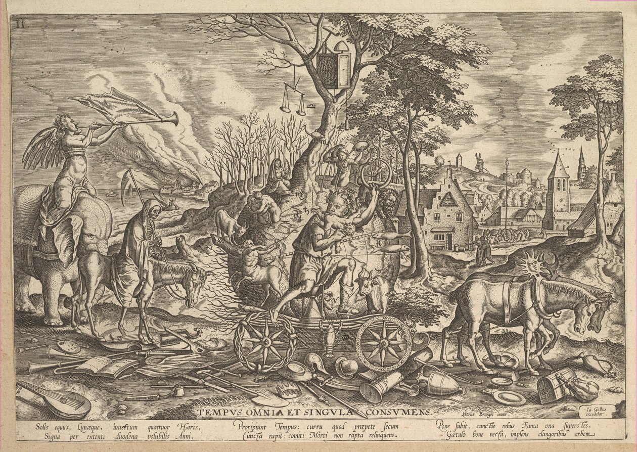 Az idő diadala, 1574. alkotó: Philip Galle
