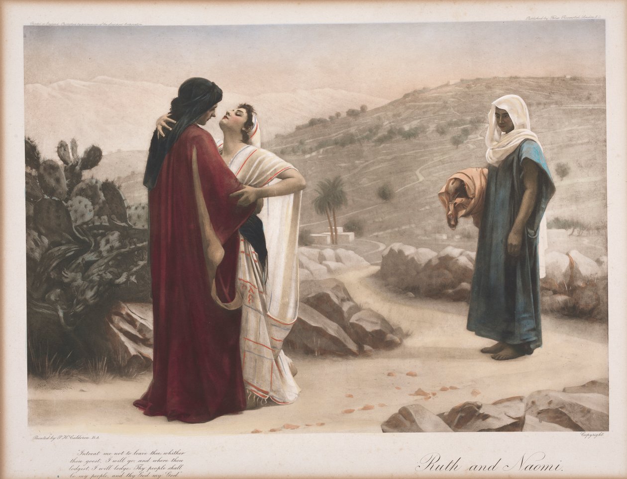 Ruth és Naomi alkotó: Philip Hermogenes Calderon
