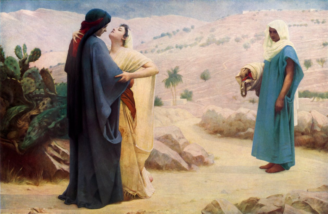 Ruth és Naomi, 1886, 1936. alkotó: Philip Hermogenes Calderon