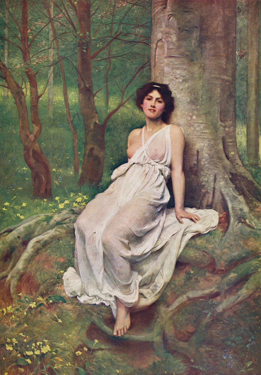Tavasz, c1897, c1900 alkotó: Philip Hermogenes Calderon