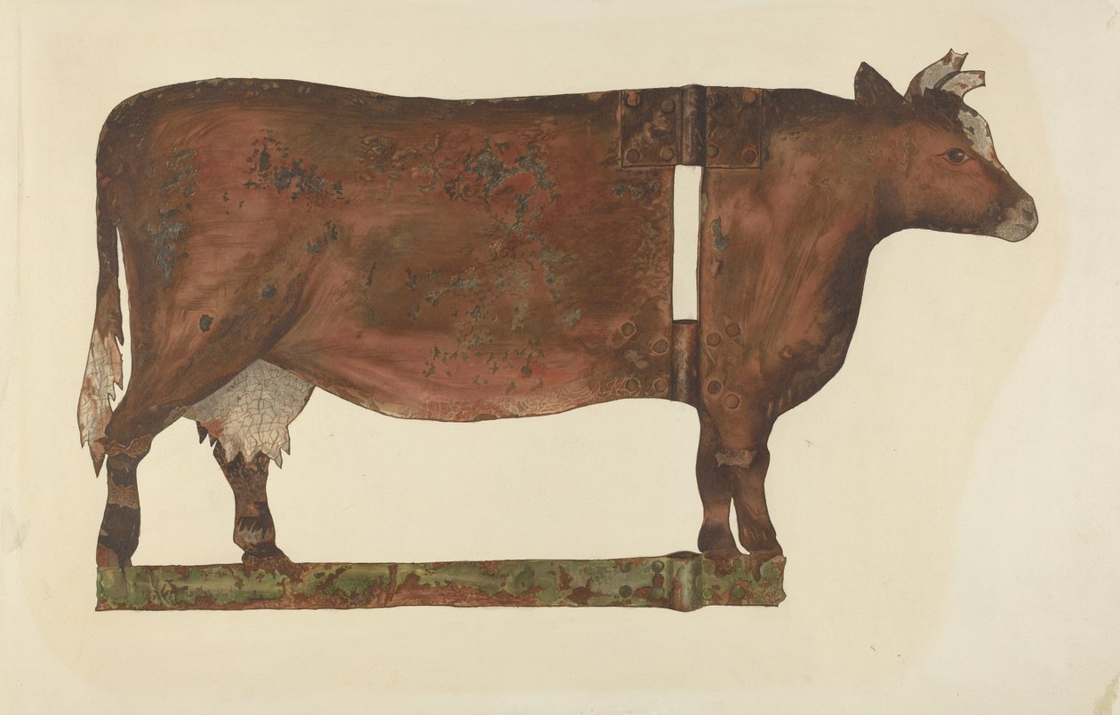 Tehén szélkakas, c. 1939. alkotó: Philip Johnson