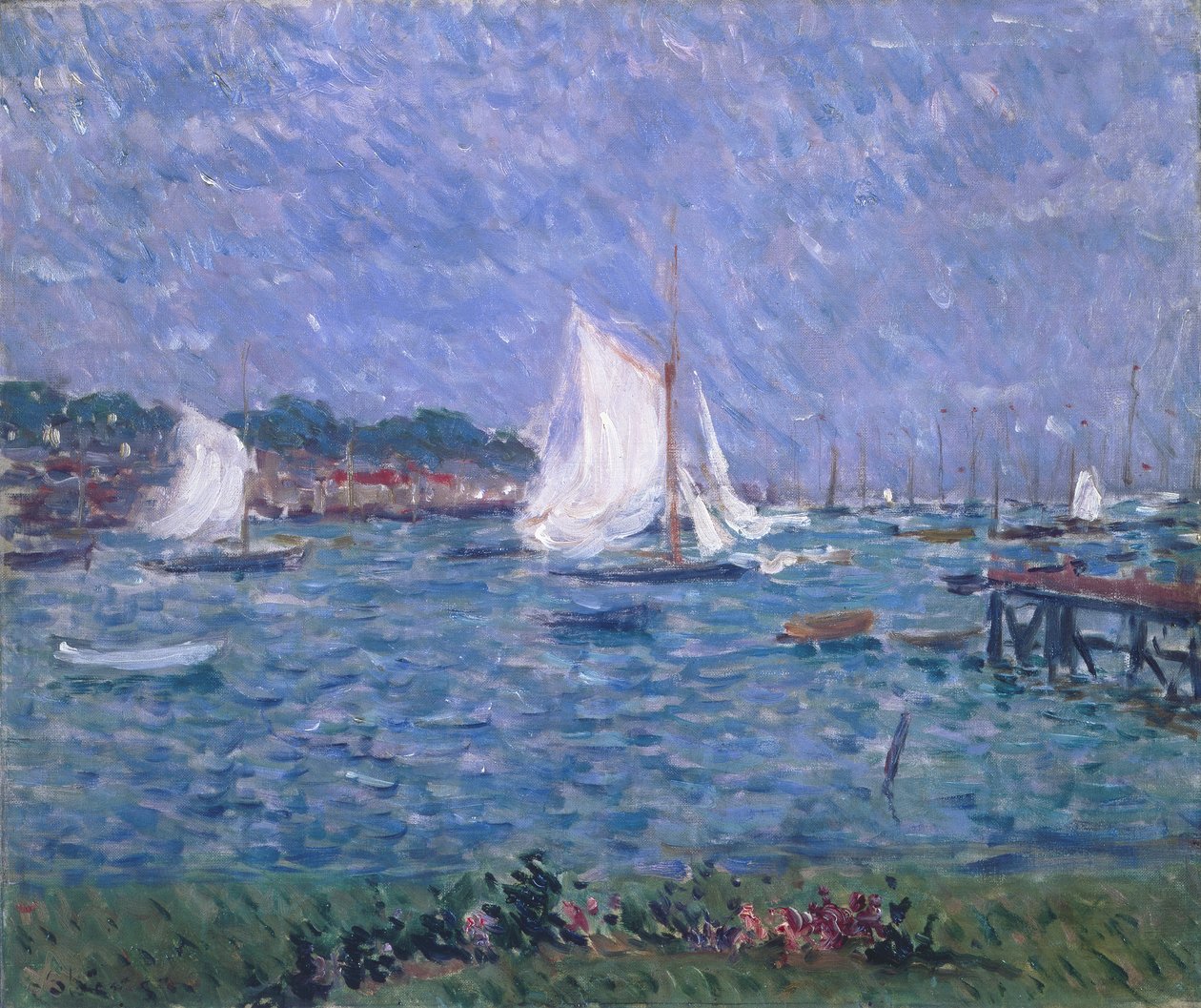 Nyár Cowes-ban alkotó: Philip Wilson Steer