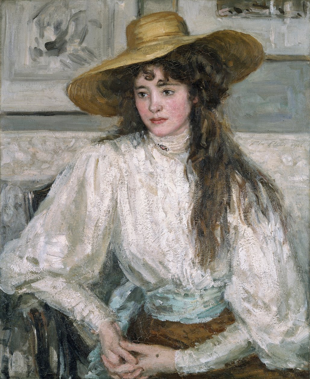 "Az iskoláslány", 1906 alkotó: Philip Wilson Steer
