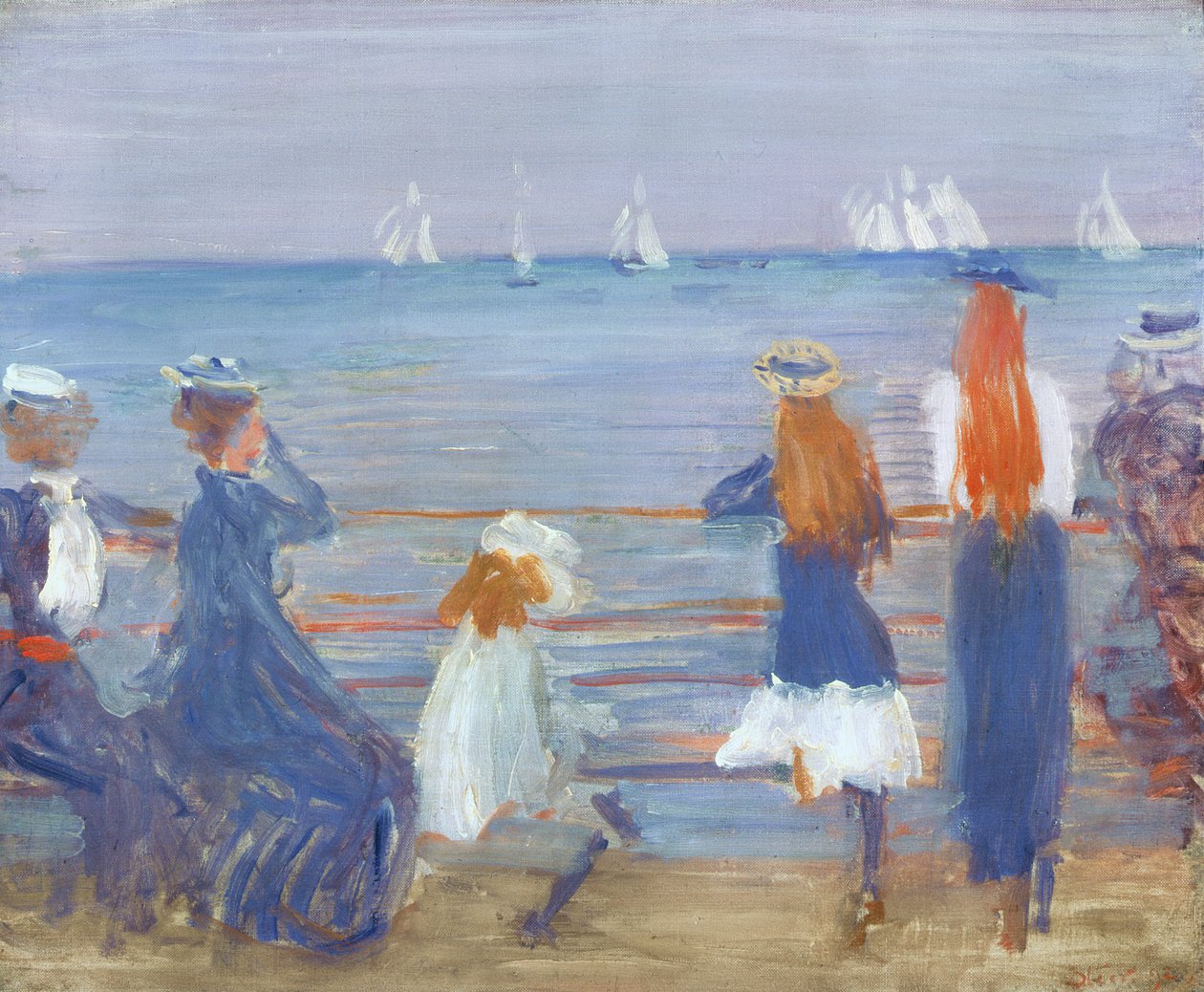 A Cowes Regatta megtekintése, 1892 alkotó: Philip Wilson Steer