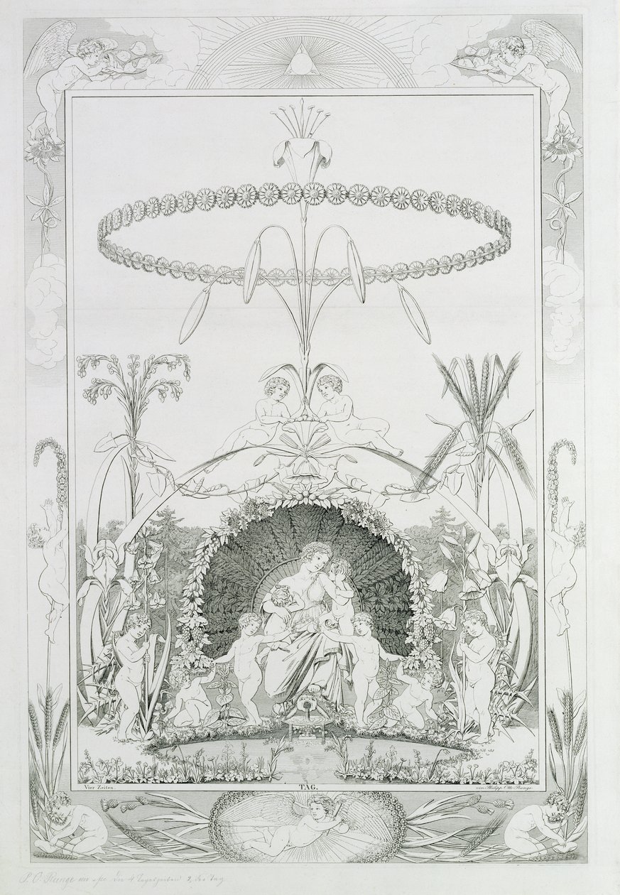 Nap, 1805 alkotó: Philipp Otto Runge