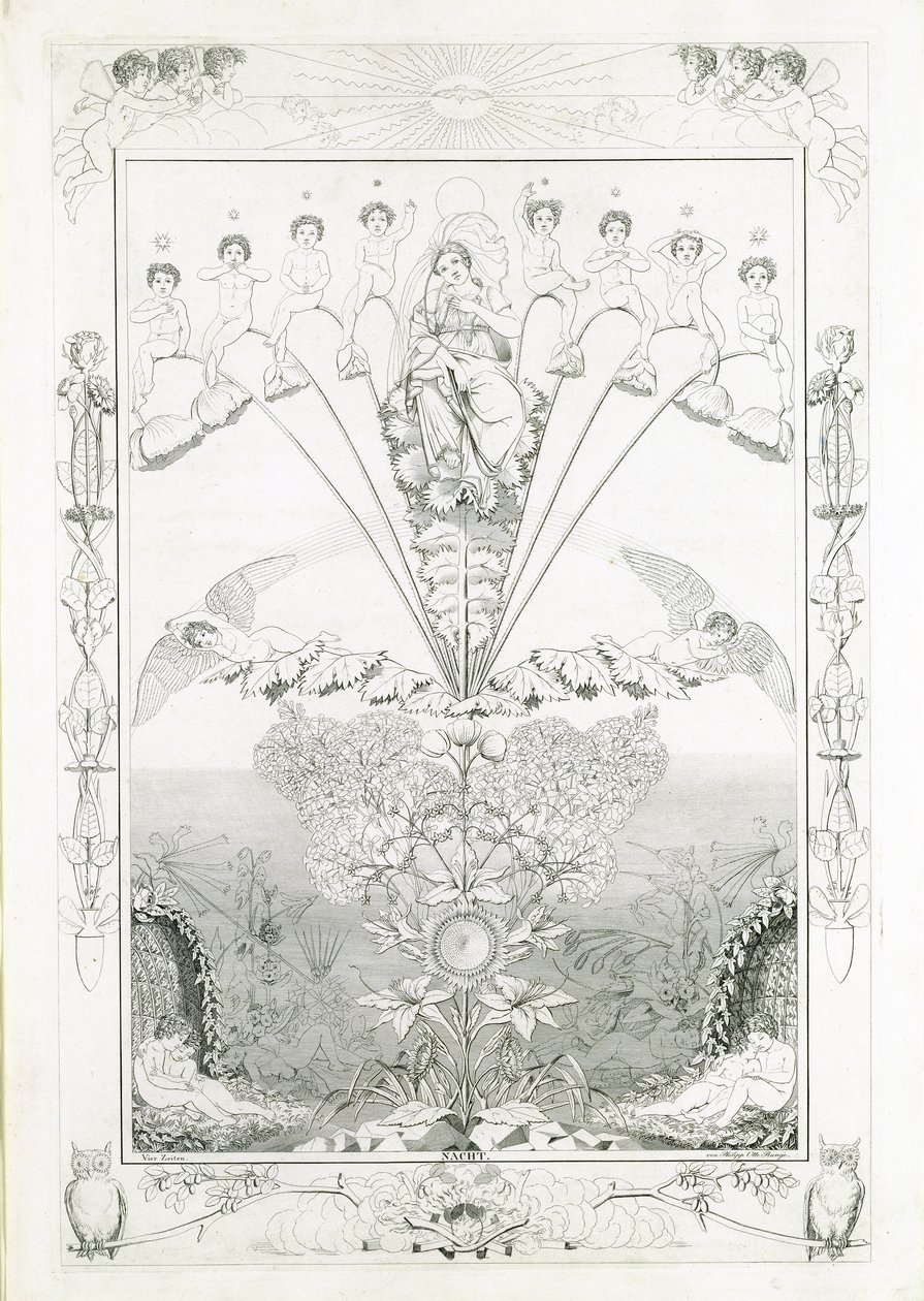 Éjszaka, 1805 alkotó: Philipp Otto Runge