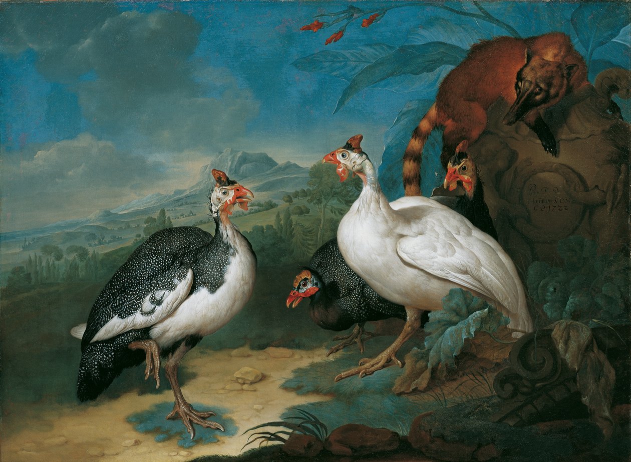 Gyöngytyúk és kabát alkotó: Philipp Ferdinand de Hamilton