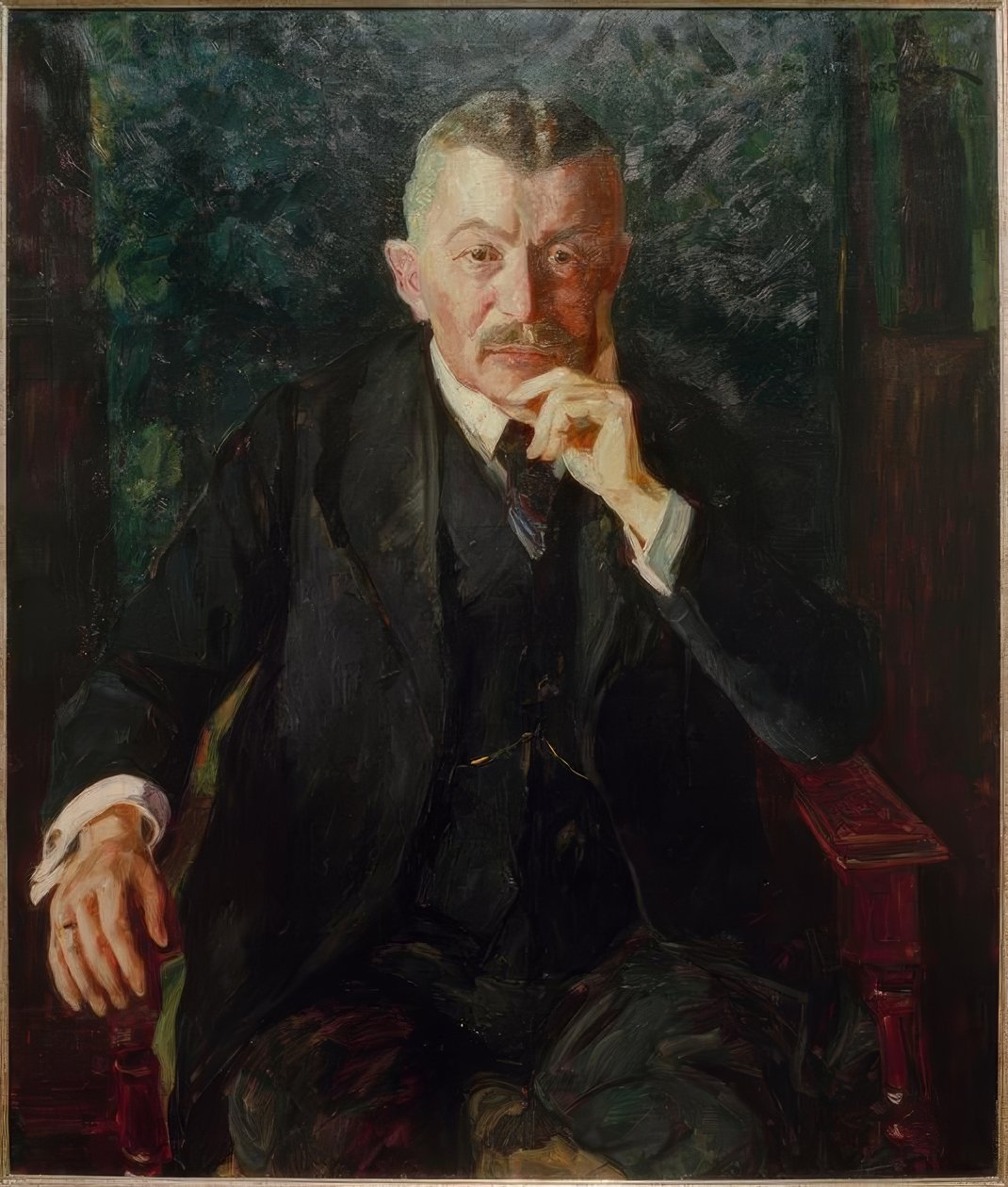 Prof. Paul Straßmann titkos tanácsos portréja alkotó: Philipp Franck