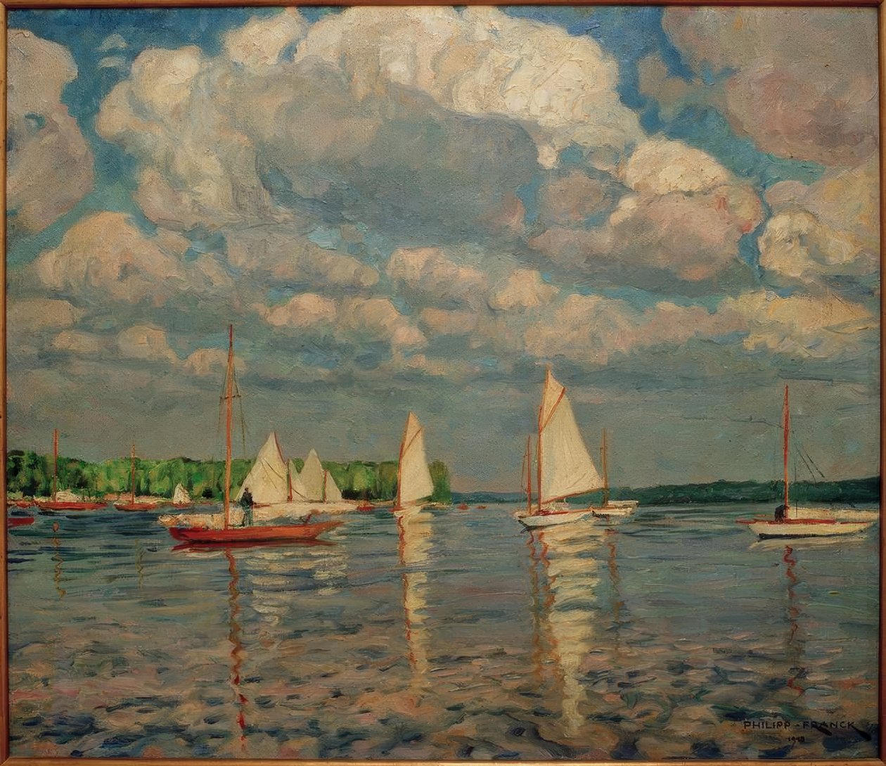 Vitorlások a Wannsee-n alkotó: Philipp Franck