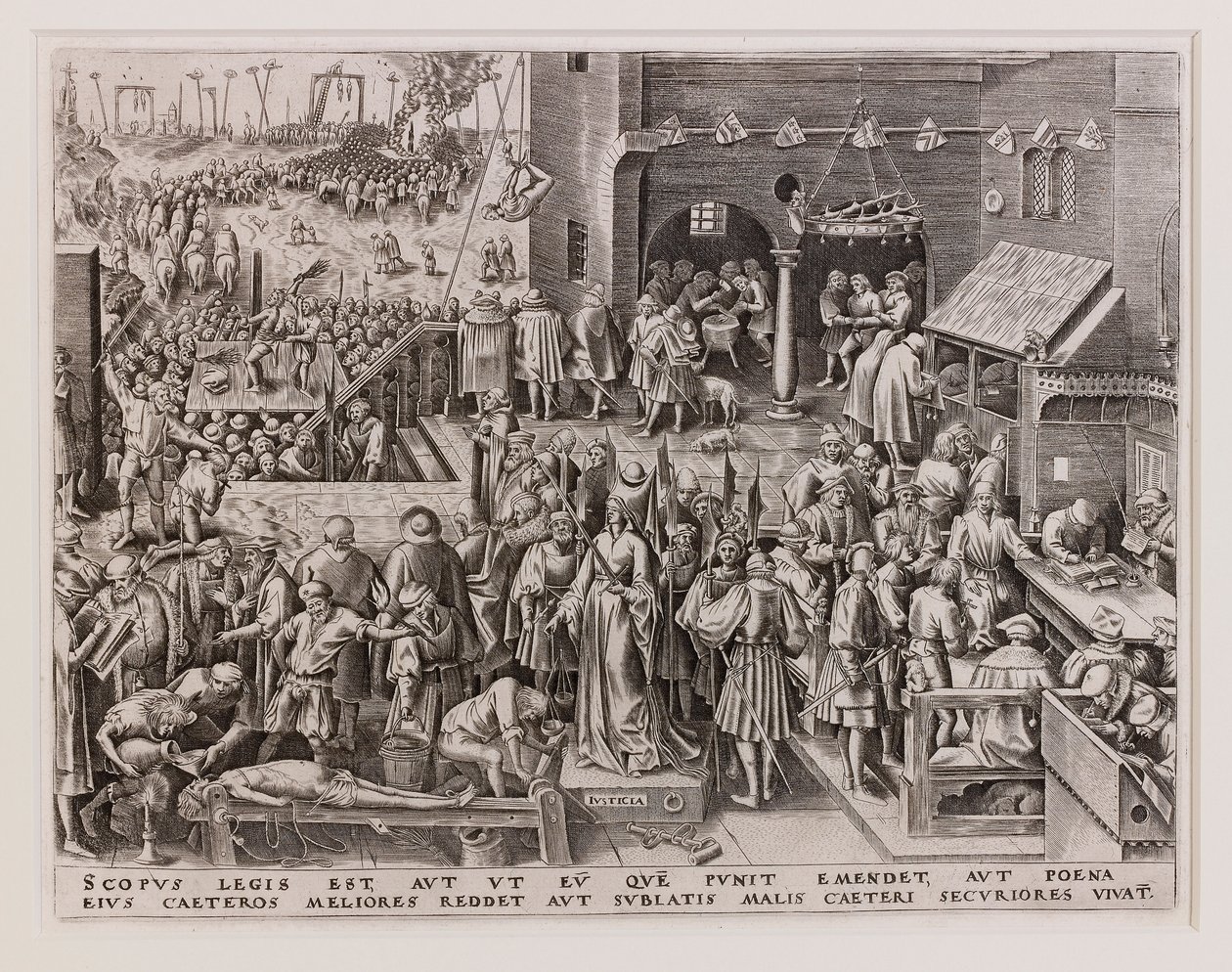 Igazságszolgáltatás, c. 1560. alkotó: Philipp Galle