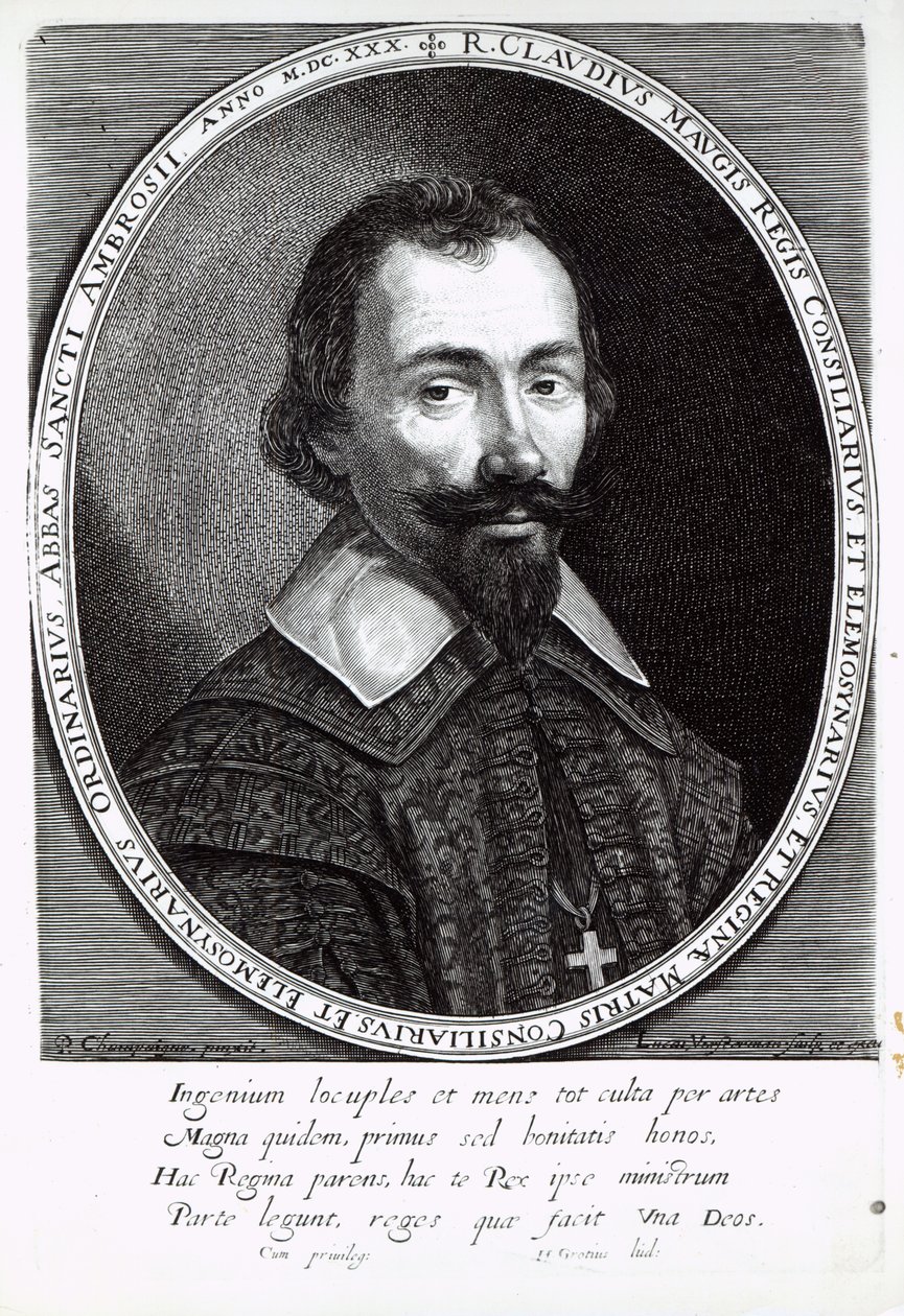 Claude Maugis, Marie de Medici tanácsadójának portréja alkotó: Philippe de Champaigne