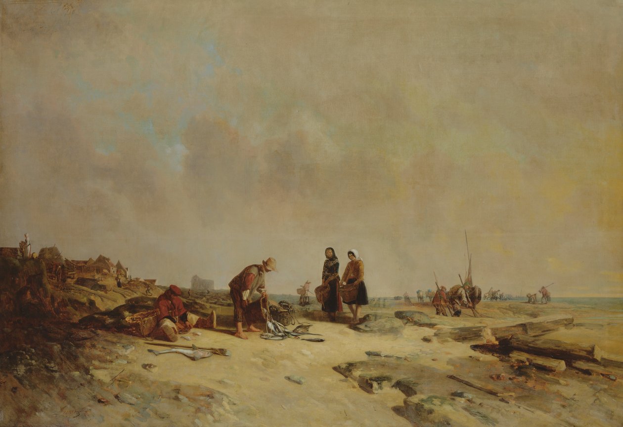 Apály Audressellesben alkotó: Philippe Auguste Jeanron