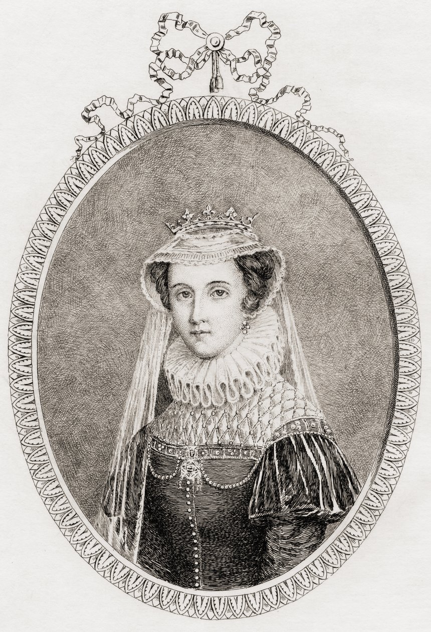 Mária skót királynő (1542-87) és Stuart Mária is alkotó: Philippe after Mercier