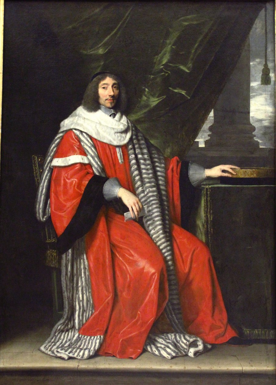 Jean-Antoine de Mesmes, a párizsi parlament elnöke. alkotó: Philippe de Champaigne