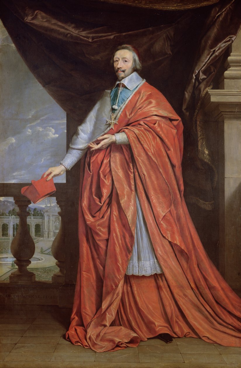 Armand-Jean du Plessis, Richelieu bíboros (1585-1642) portréja alkotó: Philippe de Champaigne