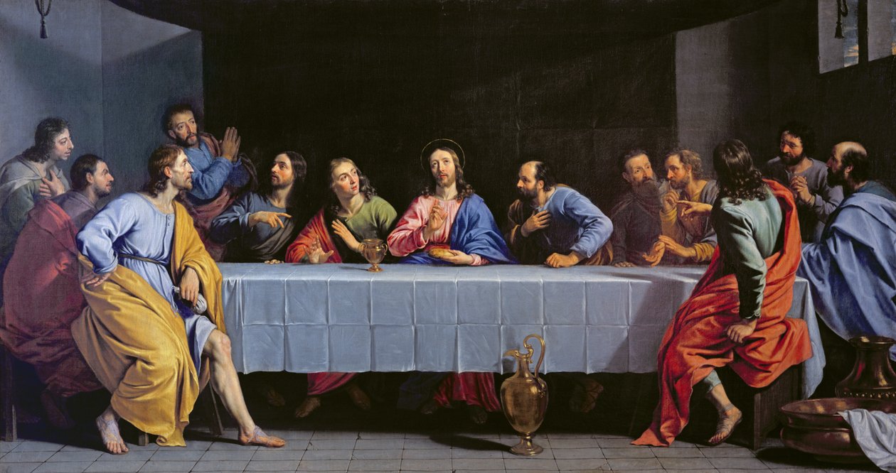 Az utolsó vacsora, a "kis utolsó vacsora" alkotó: Philippe de Champaigne