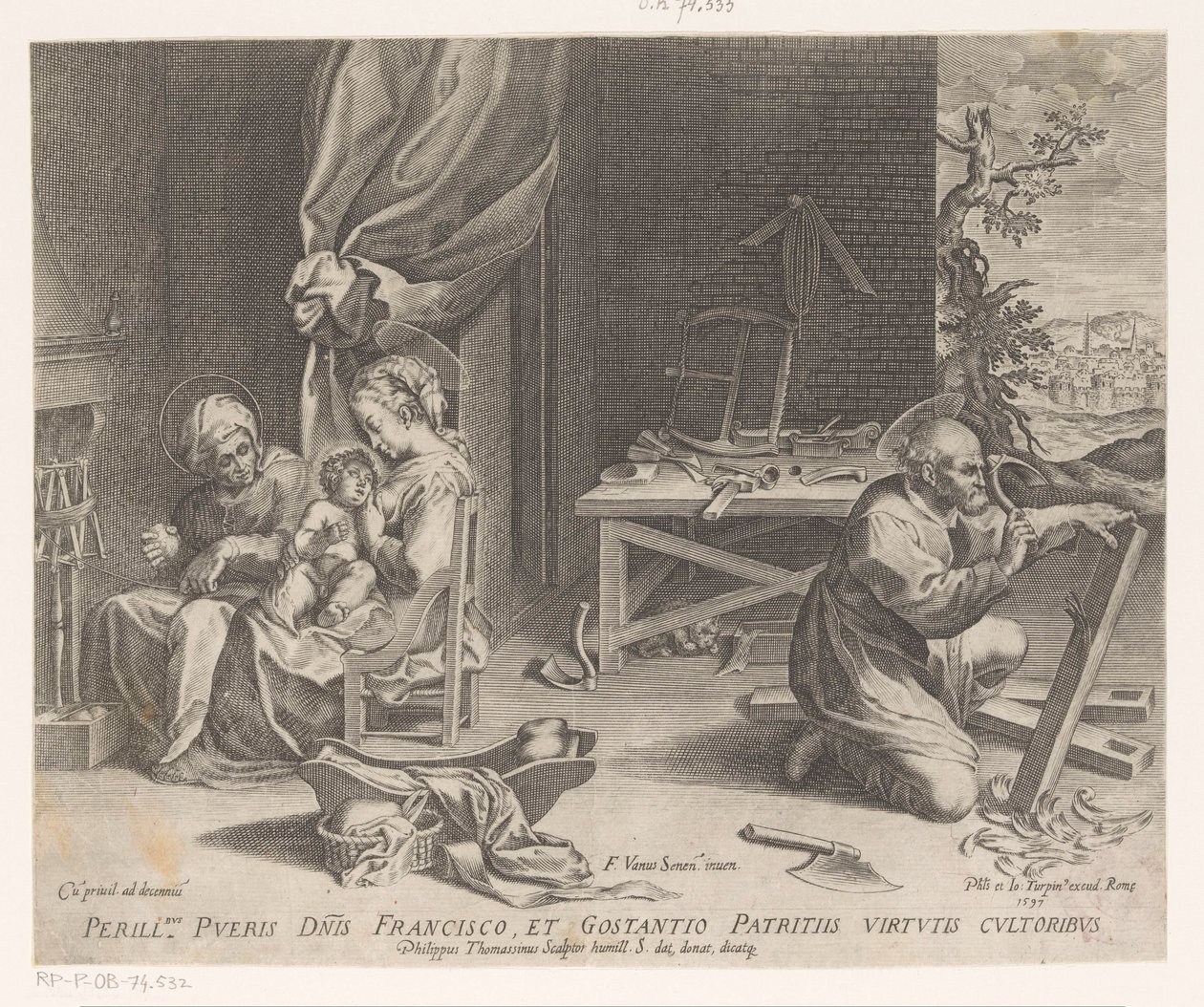 Szent Család alkotó: Philippe Thomassin
