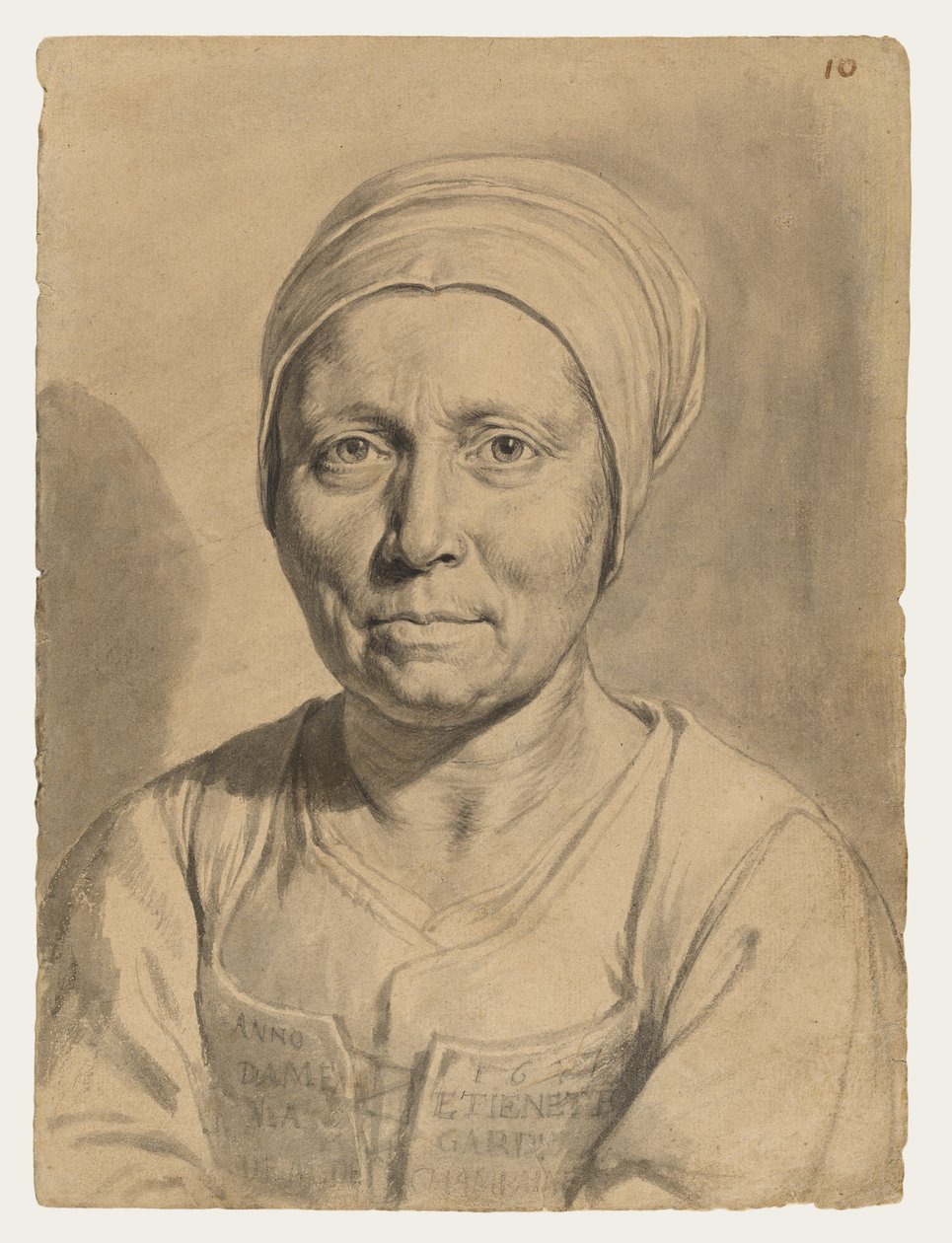 Dame Étiennette portréja alkotó: Philippe de Champaigne