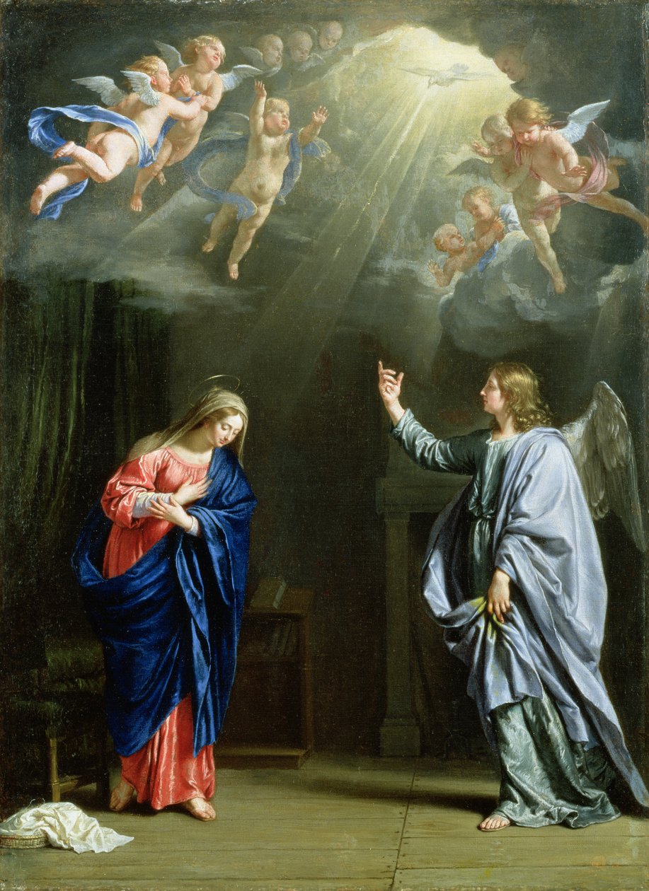 Az Annunciáció alkotó: Philippe de Champaigne