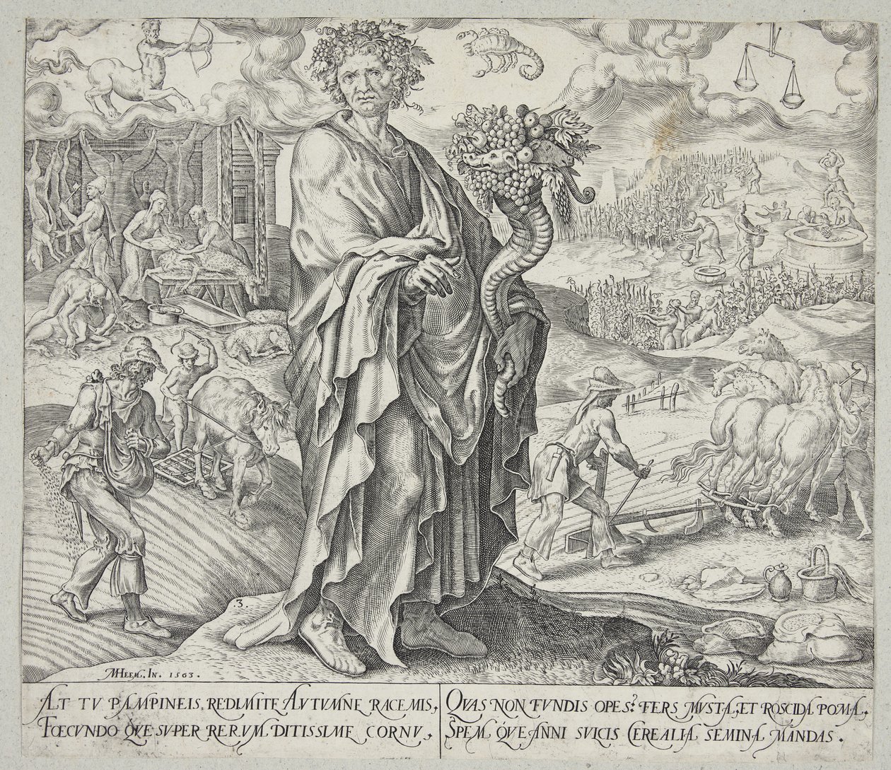 Ősz alkotó: Philips Galle