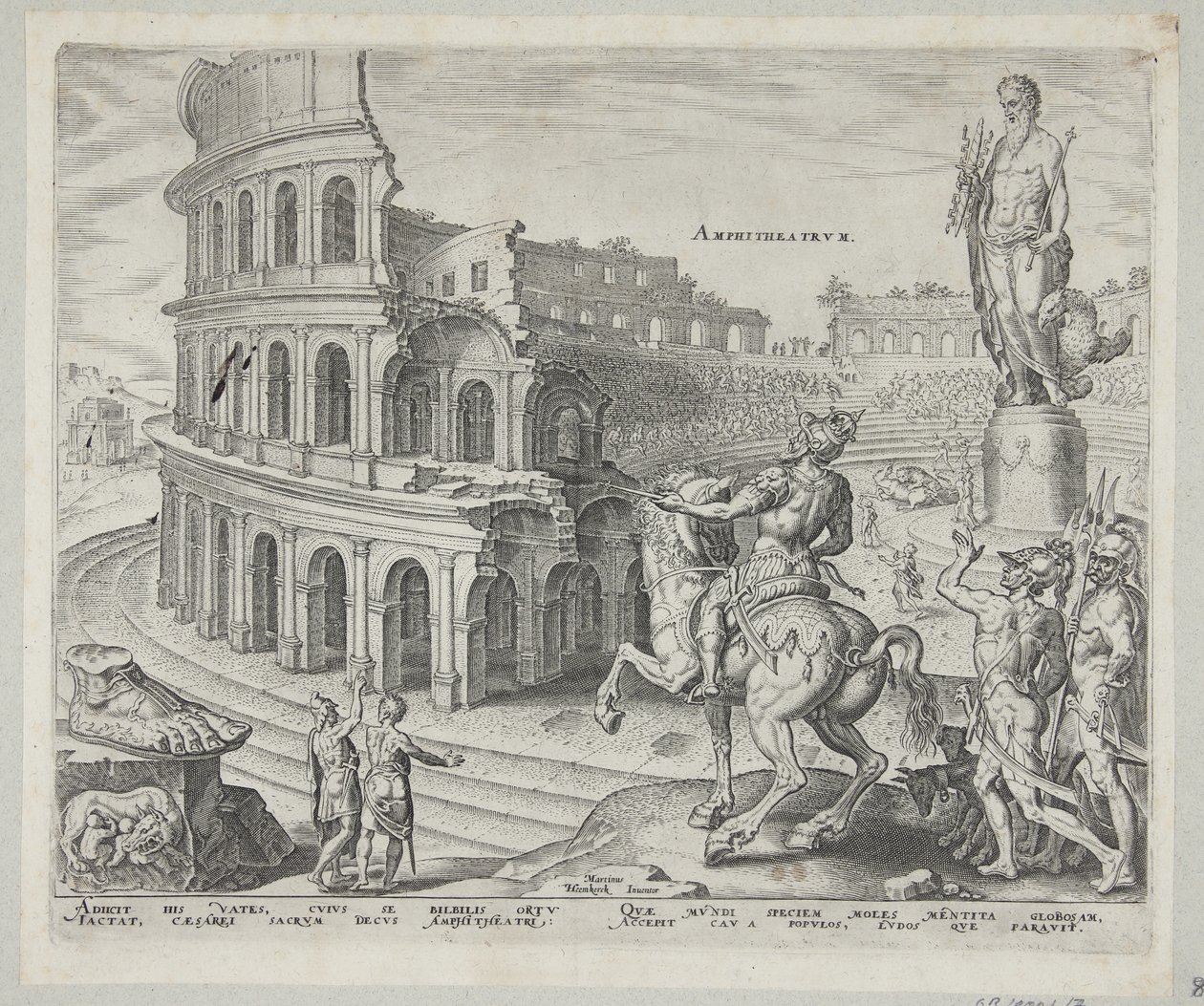 A római Colosseum alkotó: Philips Galle