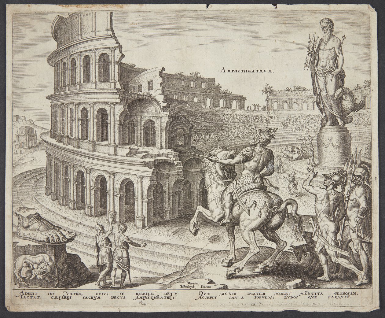 A római Colosseum alkotó: Philips Galle