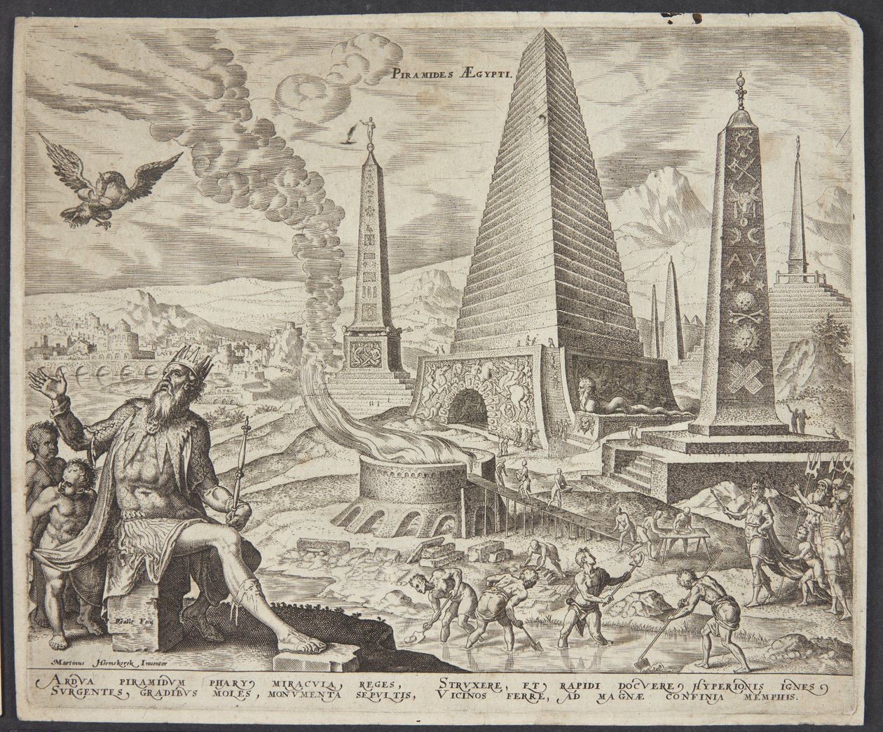 Egyiptom piramisai alkotó: Philips Galle