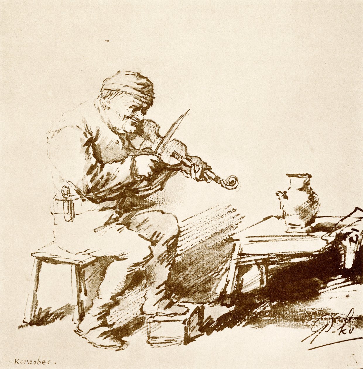 A falu hegedűse alkotó: Phillips de Koninck