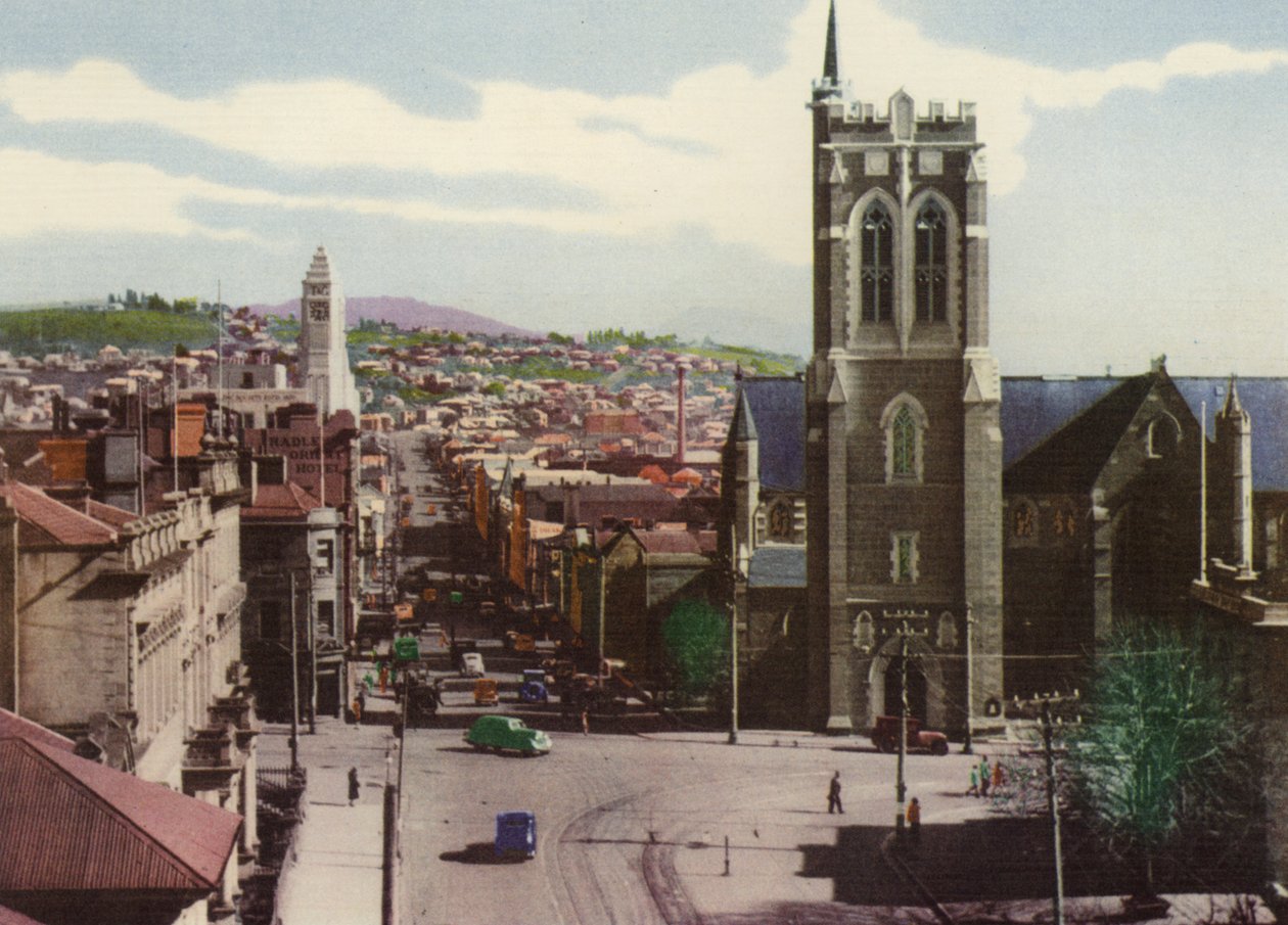 Tasmania: Murray Street, Hobart (színes fotó) alkotó: Photographer Australian