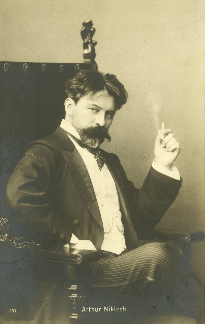 Arthur Nikisch, magyar karmester (fekete-fehér fotó) alkotó: Photographer Austrian