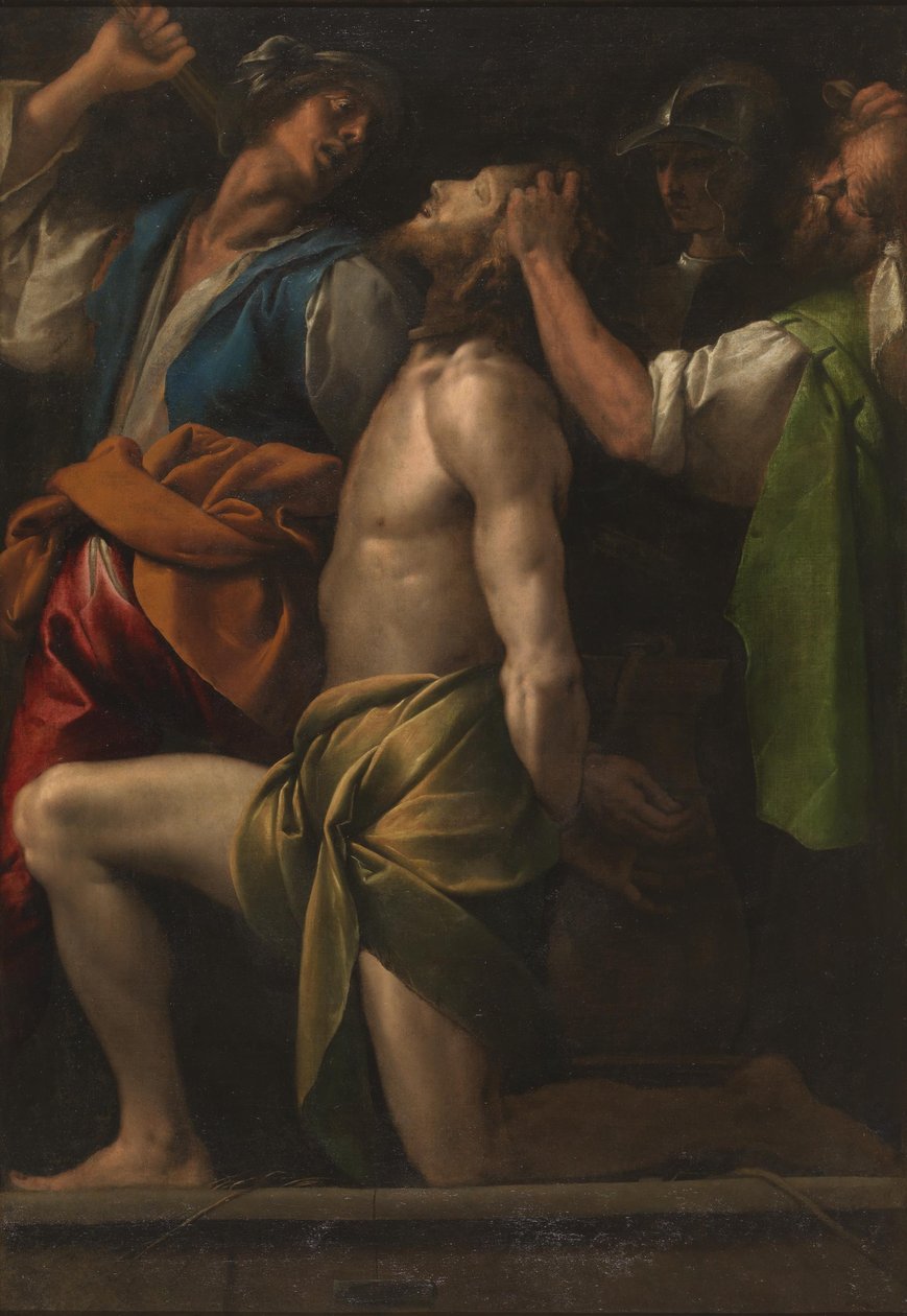 Krisztus lobogása, olaj, vászon alkotó: Pier Francesco Mazzucchelli