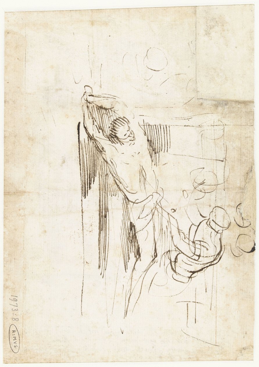 Szent Erasmus mártíromsága alkotó: Pier Francesco Mola
