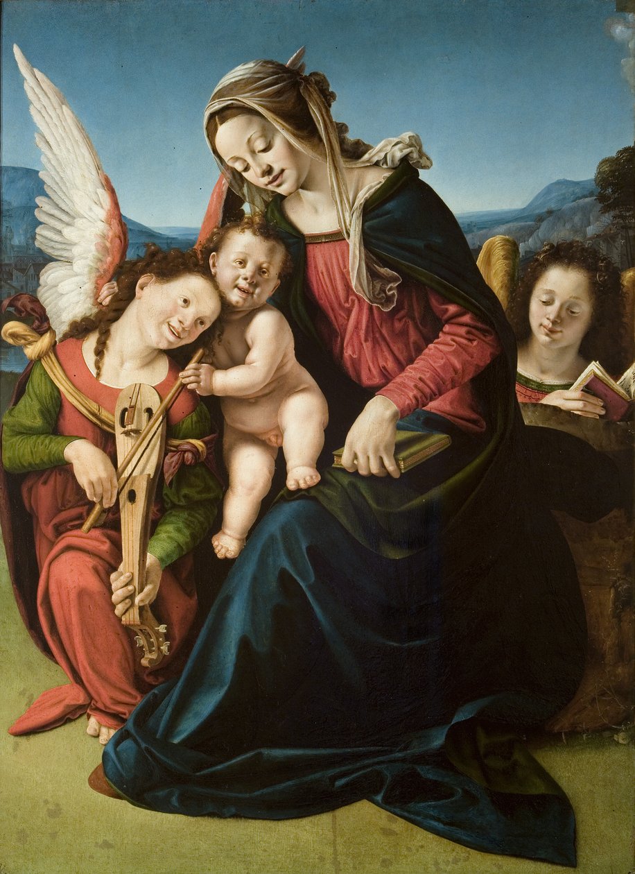 Madonna és Angyal alkotó: Piero di Cosimo