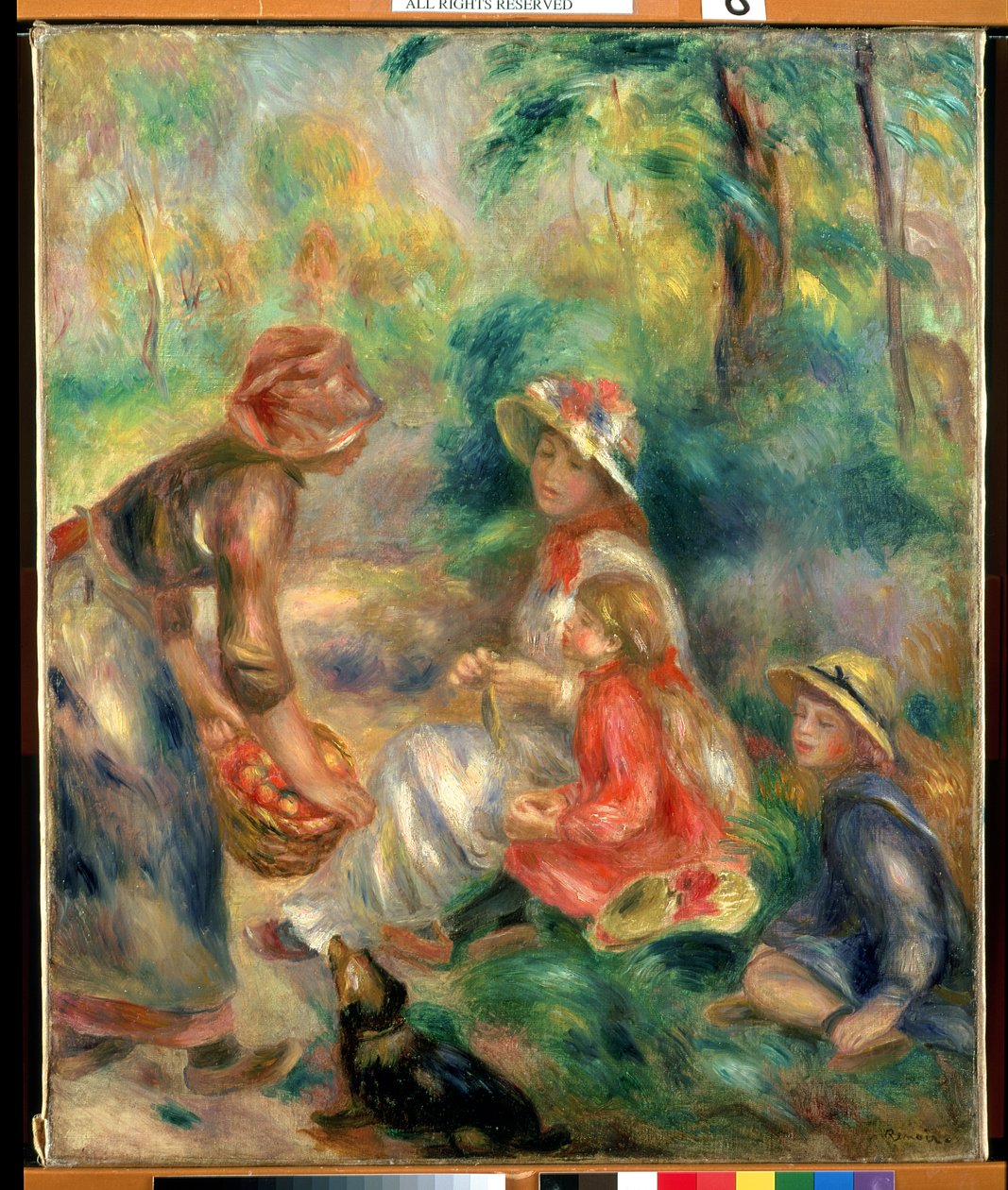 Apple Vendor, 1889 körül alkotó: Pierre Auguste Renoir