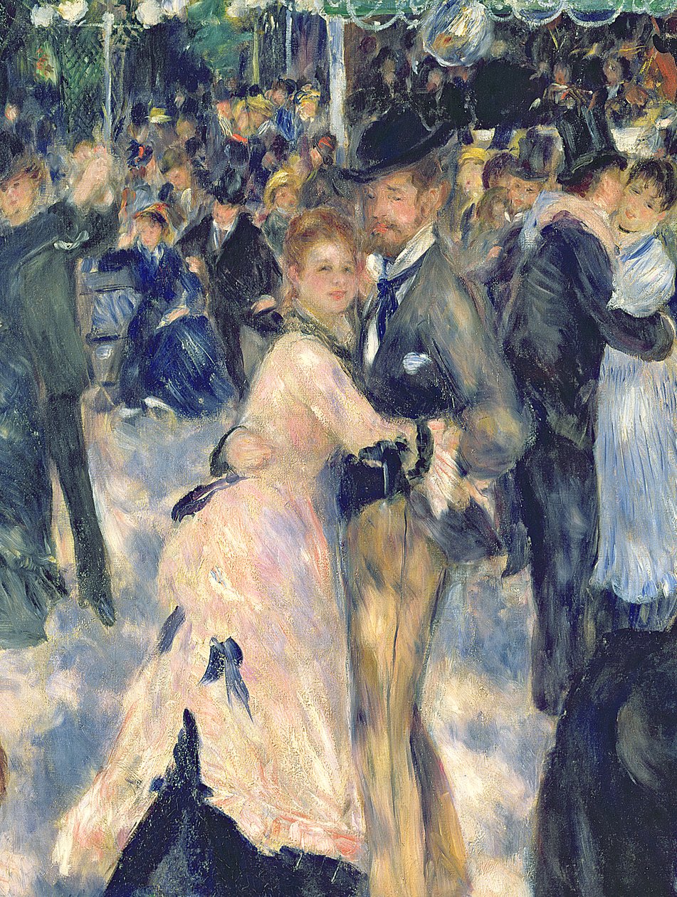 Bál a Moulin de la Galette-ben, 1876 (36481 részlet) alkotó: Pierre Auguste Renoir