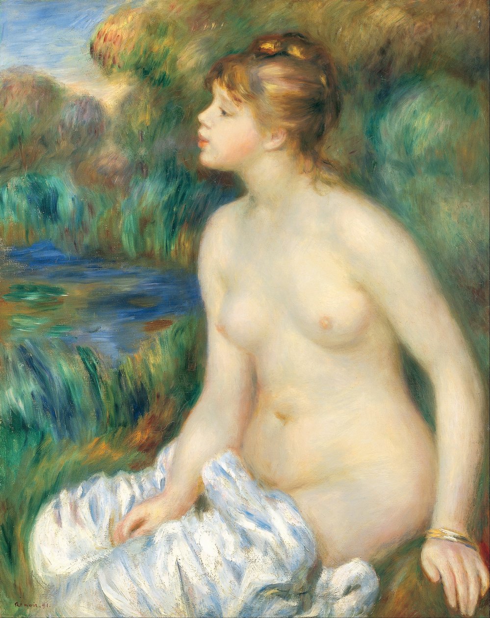 Fürdő alkotó: Pierre Auguste Renoir