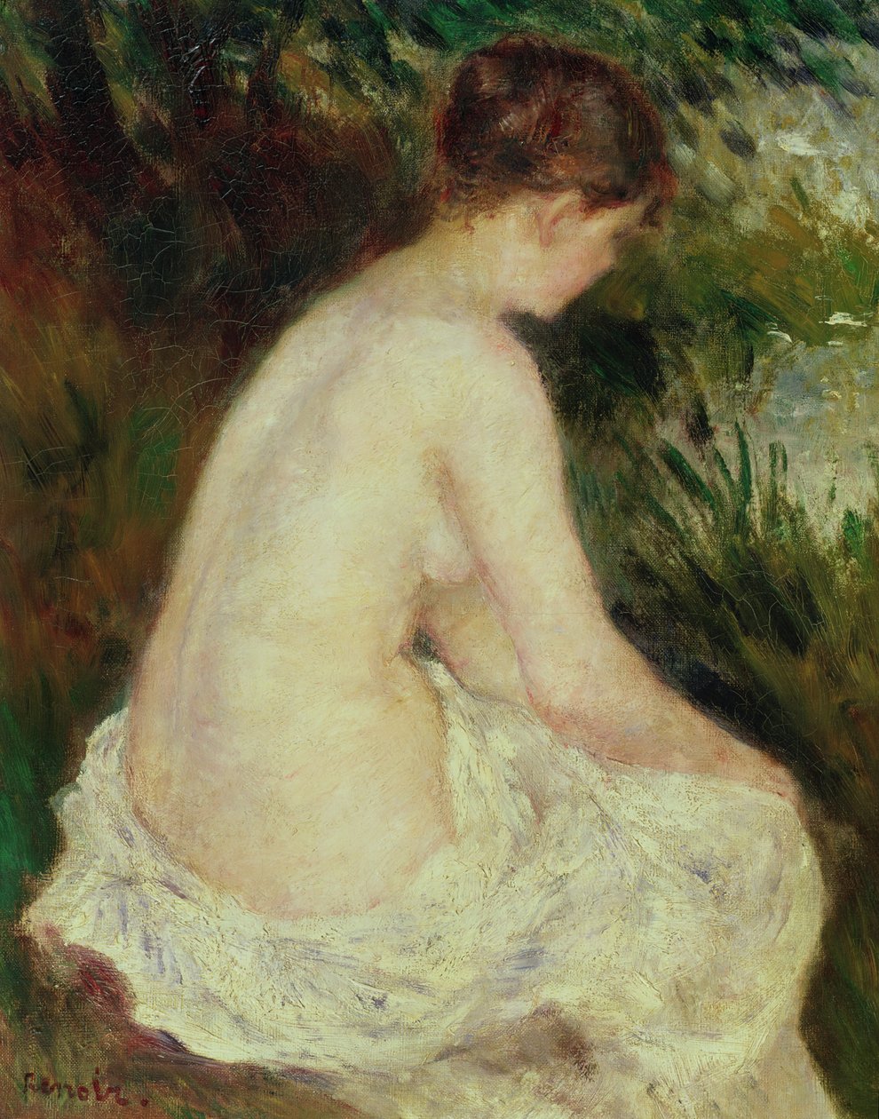 Fürdőző, 1879 alkotó: Pierre Auguste Renoir